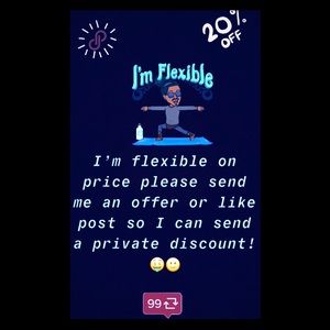 Like Post so I can send offer or send me one!